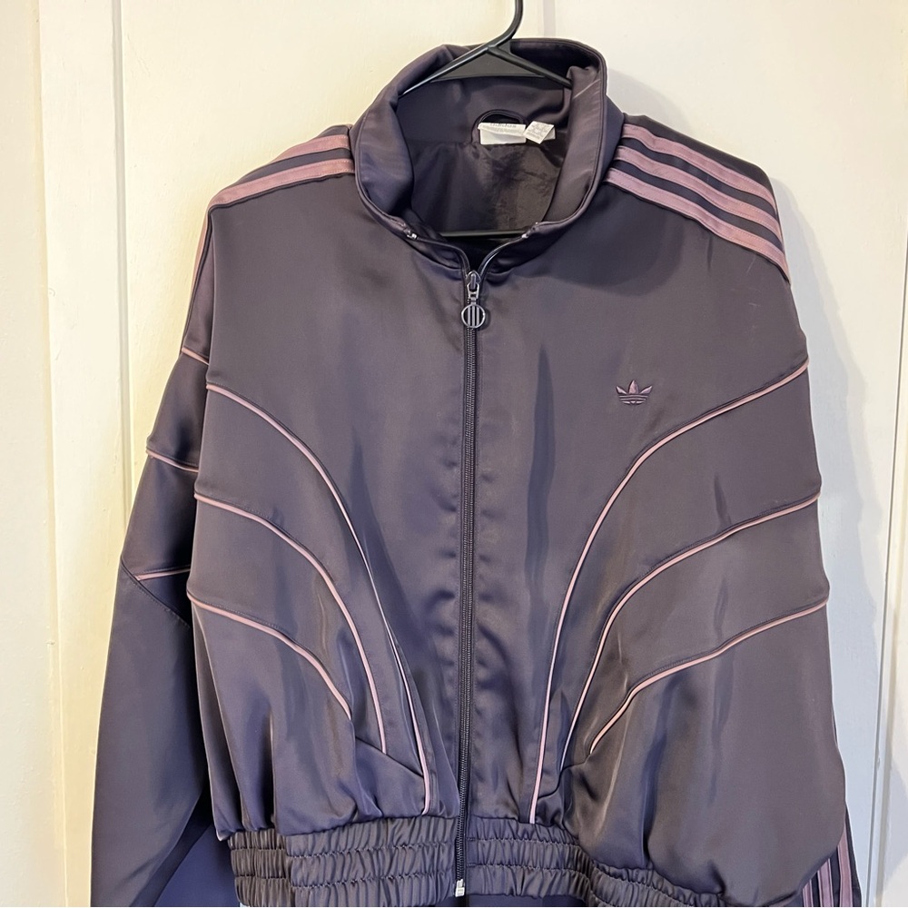 Adidas Purple & Pink Bomber Jacket with Contemporary Design, Hong Kong exclusive